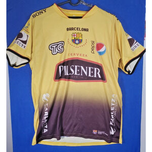Marathon Barcelona SC Ecuador 2013 Home Jersey Shirt Men's Size Large (42)